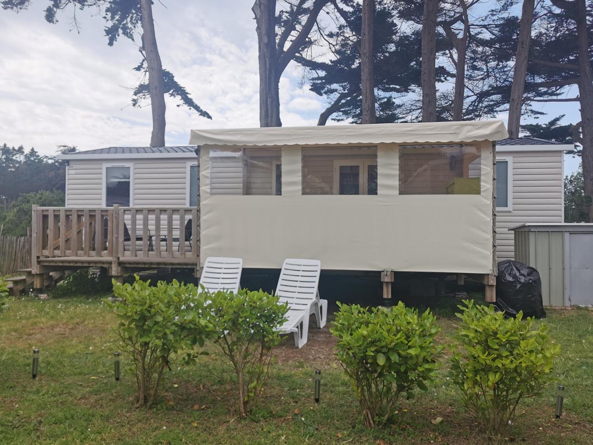 Mobilhome Vue Ocean La Costa Breizha Quiberon Exterior photo